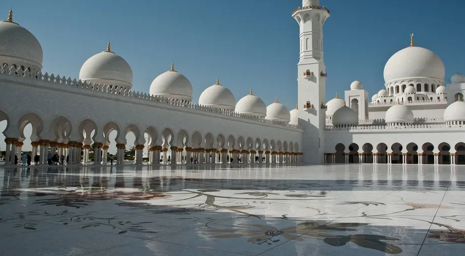 unspoken attraction between co-workers - mosque, architecture, abu dhabi