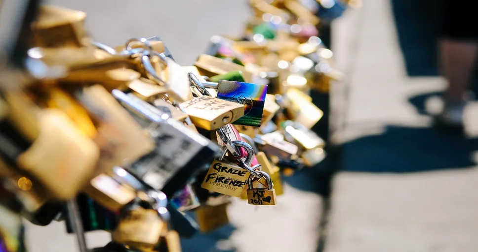 signs he thinks you're out of his league - love, padlocks, locks