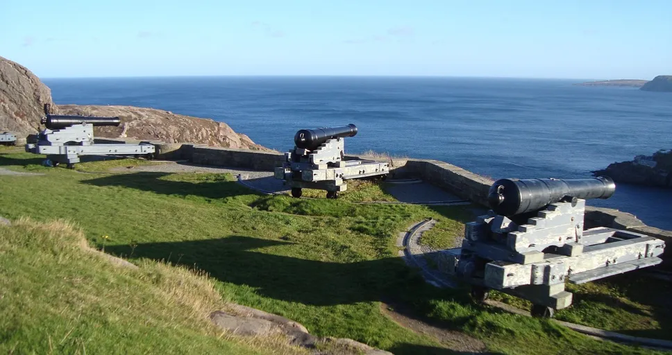 my crush doesn't talk to me but stares at me - cannon, gun, signal hill