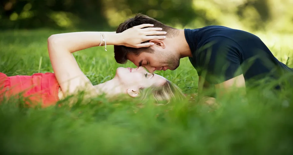 signs a commitment phobe loves you - couple, field, lovers, romance, happy, man, woman, love, relationship, caucasian, grass, couple, couple, couple, nature, lovers, romance, love, love, love, love, love